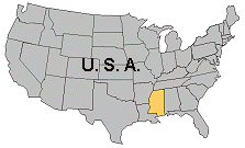 Map of Mississippi