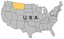 Map of Montana