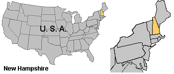 Map of New Hampshire