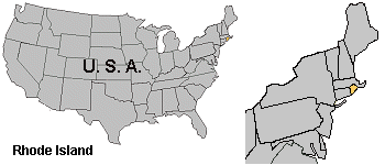 Map of Rhode Island