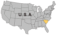 Map of South Carolina