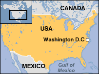 Map of UNITED STATES OF AMERICA