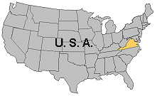 Map of Virginia