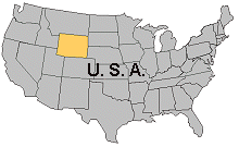 Map of Wyoming
