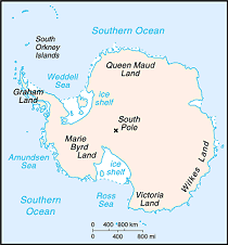 Map of Antarctica